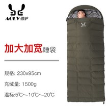 겨울 침낭 온열 백패킹 경량 겨울 모포 사계절 혹한기 이불 차박 극동 발열 캠핑 동계, 밀리터리 그린 1.5kg, 1개