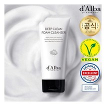 [달바] 딥 클린 폼 클렌저 80ml+80ml [비건&저자극&보습&진정]
