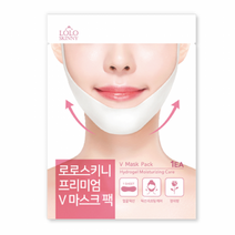 프리미엄 턱 v 브이라인 리프팅 라인 마스크 팩, 1개, 1개