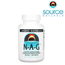 [120정] Source Naturals N-A-G 500 mg 소스 네추럴스 N-아세틸 글루코사민 500mg, 1개