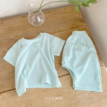 (당일발송)여름 베이비 시원한 옷 무지 베베세트 돌전 돌후 아기선물 둥이룩 신생아옷내새끼들
