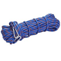 10mm 3KN 야외 구조 로프 등반 안전 Paracord 보험 탈출 로프 야생 트레킹 캠핑 빨랫줄 생존 장비, 10m 1pcs