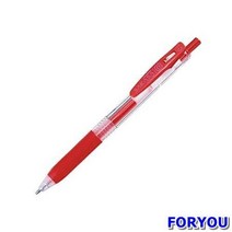 ForU442 제브라 사라사클립펜 1mm 적 다스 10개 사무용볼펜 다용도볼펜 필기용품, 상세페이지 참조