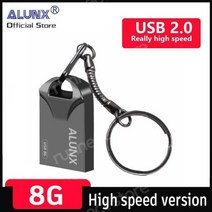 ALUNX 100% 정품 블랙 미니 Pendrive 128Gb 메모리 스틱 4 8 16 32 64 GB, XYF-8G