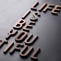 2개묶음 0206-040 원목 알파벳 이니셜 A-Z 나무글자 우드 로고 1+1 대박다잘됨몰, 알파벳 A(대문자)