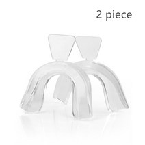 복싱마우스피스 전문가용 마우스 가드 2 개안전한 소프트 푸드 실리콘 스포츠 마우스 가드가라테 농구 복싱Bruxism 방지, 2piece