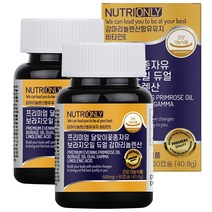 뉴트리온리 프리미엄 달맞이꽃종자유 보라지오일 듀얼 감마리놀렌산, 60캡슐, 2개