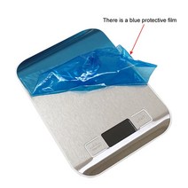 포터필터 드립 커피 저울 디지털 주방 5kg 10kg1g 스테인레스 스틸 LCD 전자 식품 다이어트 우편 균형 측정 도구 무게 천칭 자리, 없음, 없음, Silver+10 키로그램