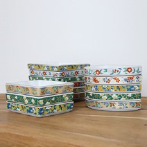 일본 그릇 회접시 나눔접시 앞접시 초밥 플레이팅 회 접시, 화이트 동백 (정사각)