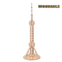 우더블 입체퍼즐 상해동방명주타워, 우더블 3D 입체퍼즐, 상해동방명주타워(XF-G006)