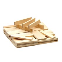 킨더바움 송목원목카프라50개 원목카프라 송목카프라 우드카프라 쌓기놀이 만들기놀이 도형블록 도형블럭 원목블럭 원목블록 도형가베 카프라쌓기 카프라교구 배만들기 집짓기놀이 도형쌓기 도미노놀이, 50개