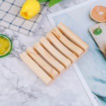 1pc 나무 천연 대나무 비누 접시 트레이 홀더 보관 비누 랙 플레이트 상자 컨테이너 휴대용 욕실 비누 접시 보관 상자, BG