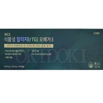 뉴트리코어 NCS 식물성 알티지 오메가3, 4개, 30정