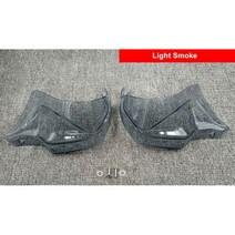 핸드 가드 쉴드 윈드 실드 BMW R 1200 GS ADV R1200GS LC F800GS 어드벤처 S1000XR R1250GS F750GS F850GS, Light Smoke