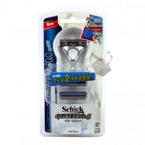 ／쉬크 쿼트로4-티타늄 (면도날3개입)／ 수동면도기 면, 1