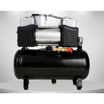 12v 소형콤프레셔 휴대용 콤프레샤 저소음 에어, 4L 공기 저장 탱크 - 휴대용 공기 압축기 - (12