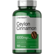 Horbaach 호바흐 실론 계피 150캡슐 6000mg Ceylon Cinnamon