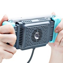 휴대폰쿨러 휴대폰 냉각팬 쿨링팬 거치대 거치형 쿨러 냉각기 쿨링패드 핸드폰발열 전화 게임 라이브 방송 등에 적합한 전화 반도체 방열판, 단일옵션