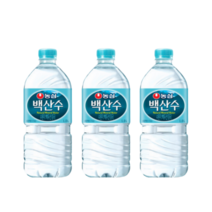 농심 백산수 1L 6병 생수