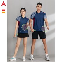 배구유니폼 배드민턴 족구복 여름 팀 운동복, XXXL, 03.1267블루탑여성블랙치마바지 세트