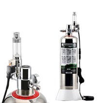 아쿠아스탭 화학이탄 co2생성기 스테인레스 붐베 자작이탄 물생활용품 화학이탄, 2세트
