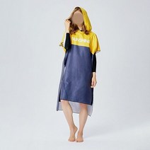 33C 비치판초 서핑판초 판초타올, 03 옐로우