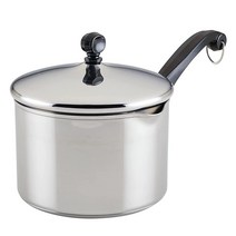 Farberware 클래식 스테인리스 스틸 2.8L(3쿼트) 커버 거름망 소스팬 실버 3582939478