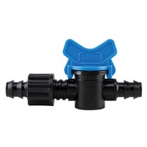 퀸-라인밸브 13mm 호스 농업용 관수 점적 테이프 연결구 자재 부속