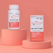 닥터닥터스 멀티비타민미네랄 21종 영양 밸런스 120g, 12개, 120정