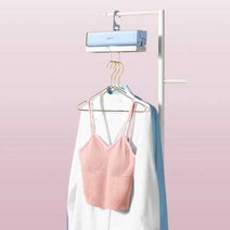 미니의류관리기 접이식 살균기 미니 관리기 휴대용, 화이트