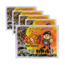 진짜사나이 화롯불 핫팩 5매 주머니형 손난로 국산 - 2022975EA, 쿠팡 1, 쿠팡 본상품선택