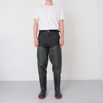 맥스메가다인 낚시 해루질 갯벌 모내기 웨이더 부츠 허벅지 장화, 240, 카키