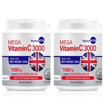 비욘드비타 영국산 메가 비타민C 3000 울트라파인 150g, 300g(150g x 2통), 2개