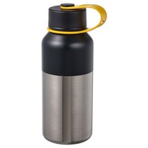 이케아 헤틀레브라드 보온병 0.5L 블랙 20cm 스테인리스, 없음