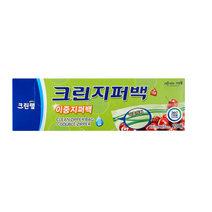 크린랲 크린이중지퍼백 (중) 22cm x 25cm, 1개