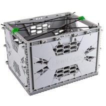 Flambeau Outdoors 455TKR Tuff Krate 로드 홀더 카약 낚시 보관 액세서리 [2] 팩 - 그레이, Standard