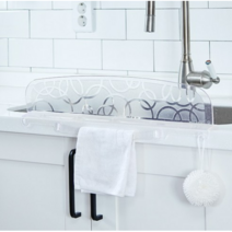 리빙앳홈 싱크대 물막이 행주걸이 겸용, 혼합 색상, 2개