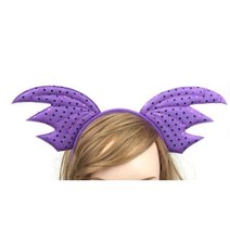 파티 할로윈행사 박쥐날개 퍼플 머리띠 싱글족 필수템
