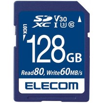 엘레컴 SDXC카드 데이터복구 서비스포함 비디오 스피드 클래스지원 UHS-I U3 80MB s 128GB MF-FS128GU13V3R