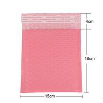 진주 필름 버블 패딩 봉투 100 개 선물 책 잡지 우편물 가방 셀프 씰 핑크, 04 15x18cm-100pcs