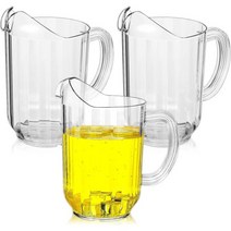 Tessco Plastic Pitchers 60 Ounce Clear Restaurant Pitcher Jug Large Water Pitcher Carafe Serve Milk