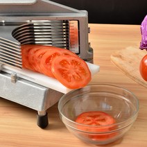 슬라이서 야채 토마토썰기 샌드위치 햄버거 카프레제 상업용 수동 조작 쉬운, 나이프 네트 4mm