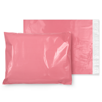 [그러담다] LDPE 이중지 택배봉투 (꽃분홍), [60호] 50X60+4 (50매)