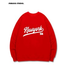 퍼블리코 남녀공용 뉴욕56 라운드 특양면 오버핏맨투맨