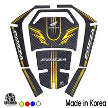 21년 혼다 포르자 탱크패드 주유구스티커 300 350 국산 업그레이드 튜닝 커버 FORZA300 데칼, 레드