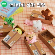 라인프렌즈 미니니 상자 인형 애니메이션 귀여운 케릭터 LINE FRIENDS minini, bnini