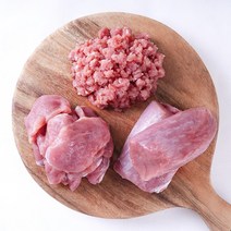 오늘잡은소 +1등급 한돈 다이어트 돼지고기 안심, 다짐육 200g x 5팩