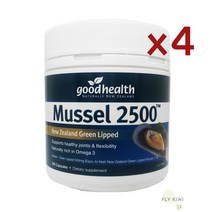 뉴질랜드 굿헬스 초록입홍합 2500mg 300캡슐 4개