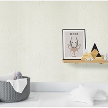 포레버스페이스 풀없이 붙이는 스티커 접착식 실크벽지 곰팡이 오염방지 원룸 거실 천장, 훈민정음 베이지