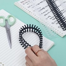 칼루즈링 제본스프링 루즈링 클릭링 블랙 12mm, 상품선택